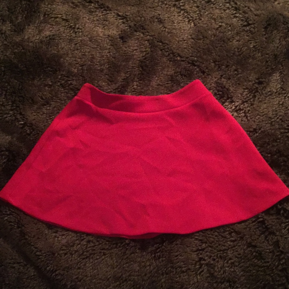 Forever 21 red mini skirt